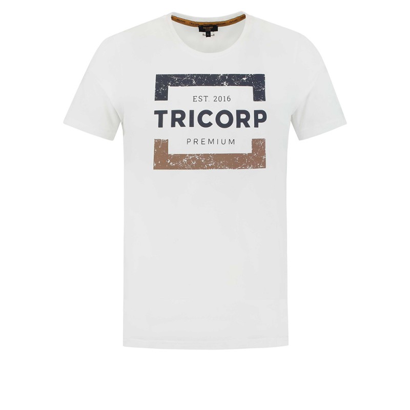 TRICORP 104007 T-Shirt Premium Heren white