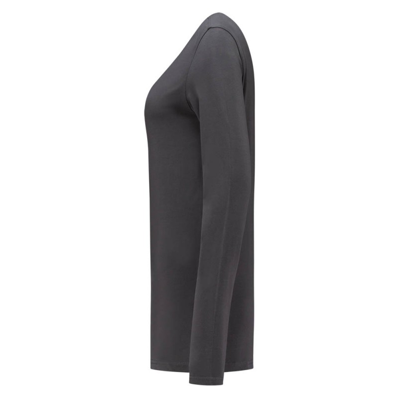 TRICORP 101010 T-Shirt Lange Mouw Dames darkgrey TRICORP 101010 T-Shirt Lange Mouw Dames darkgrey
