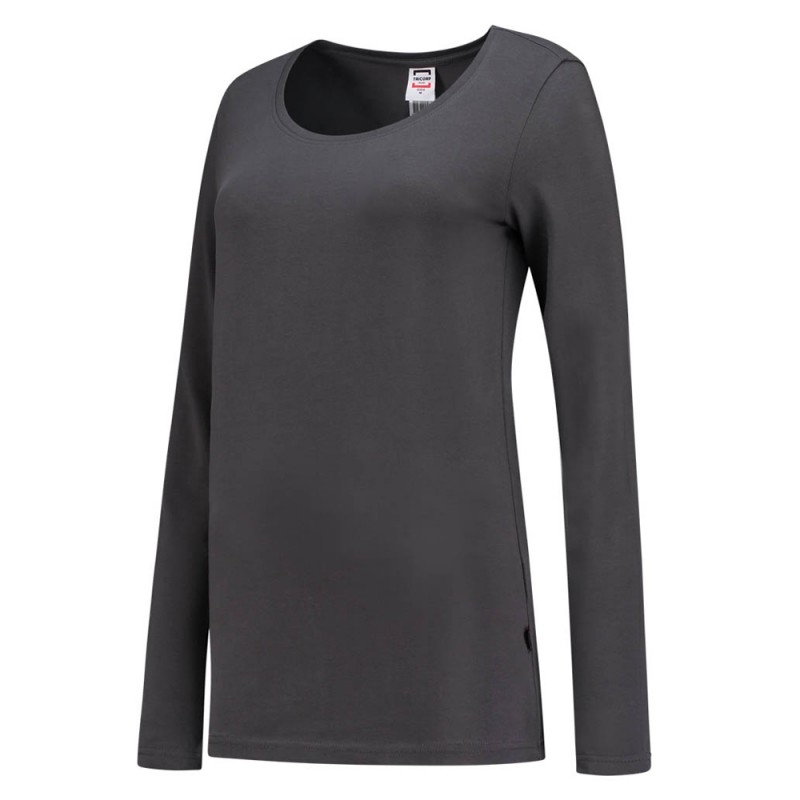 TRICORP 101010 T-Shirt Lange Mouw Dames darkgrey TRICORP 101010 T-Shirt Lange Mouw Dames darkgrey