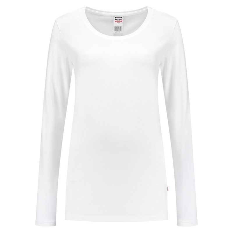 TRICORP 101010 T-Shirt Lange Mouw Dames white