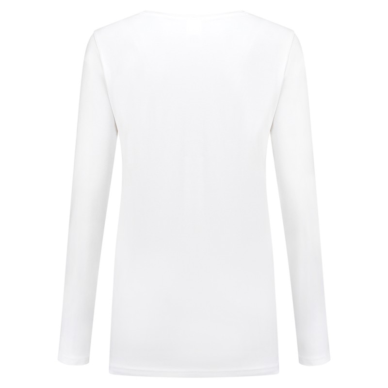 TRICORP 101010 T-Shirt Lange Mouw Dames white