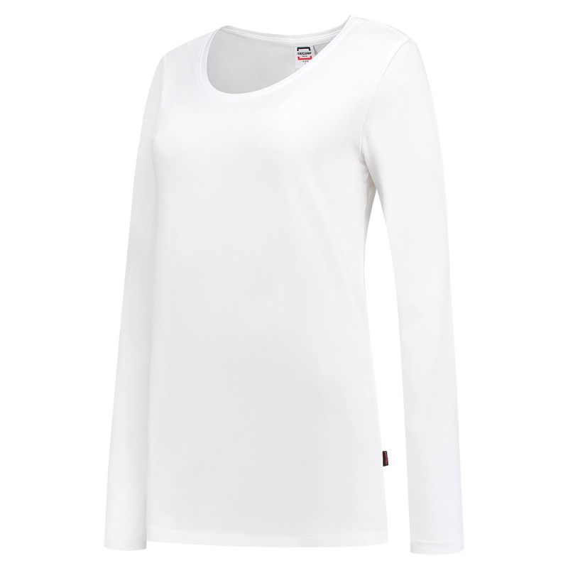 TRICORP 101010 T-Shirt Lange Mouw Dames white