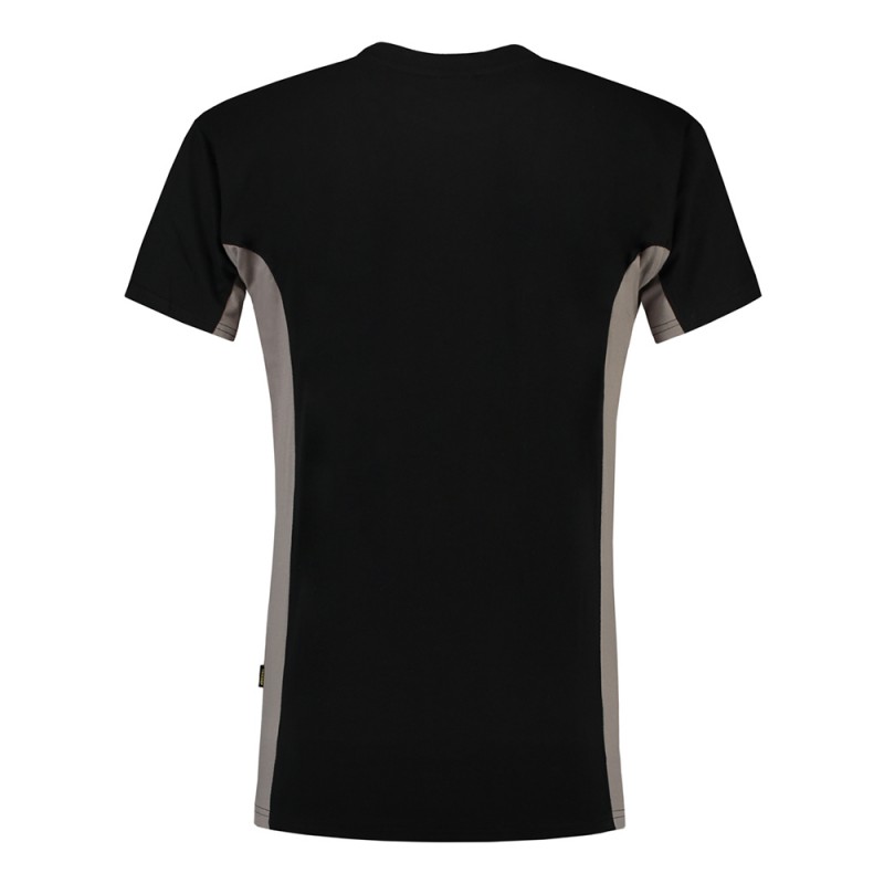 TRICORP 102002/TT2000 T-Shirt Bicolor Borstzak black-grey