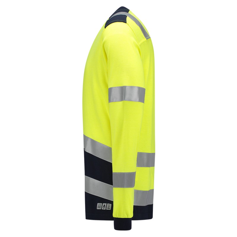 TRICORP 103003 T-Shirt Multinorm Bicolor fluor yellow-ink