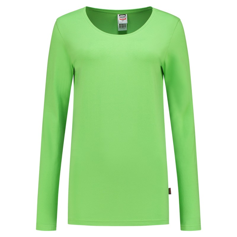 TRICORP 101010 T-Shirt Lange Mouw Dames lime