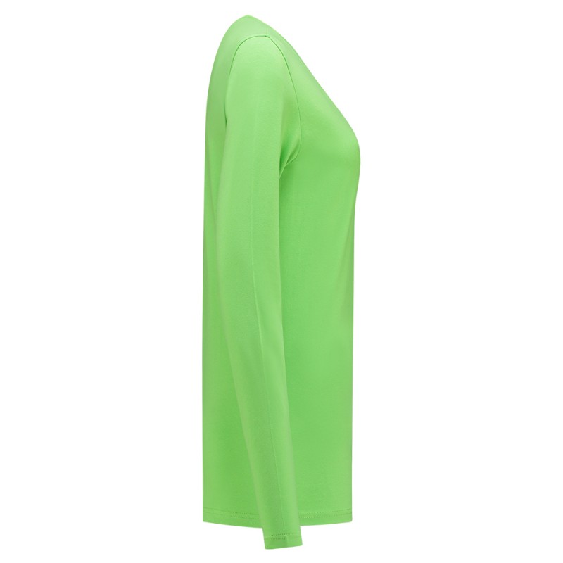 TRICORP 101010 T-Shirt Lange Mouw Dames lime