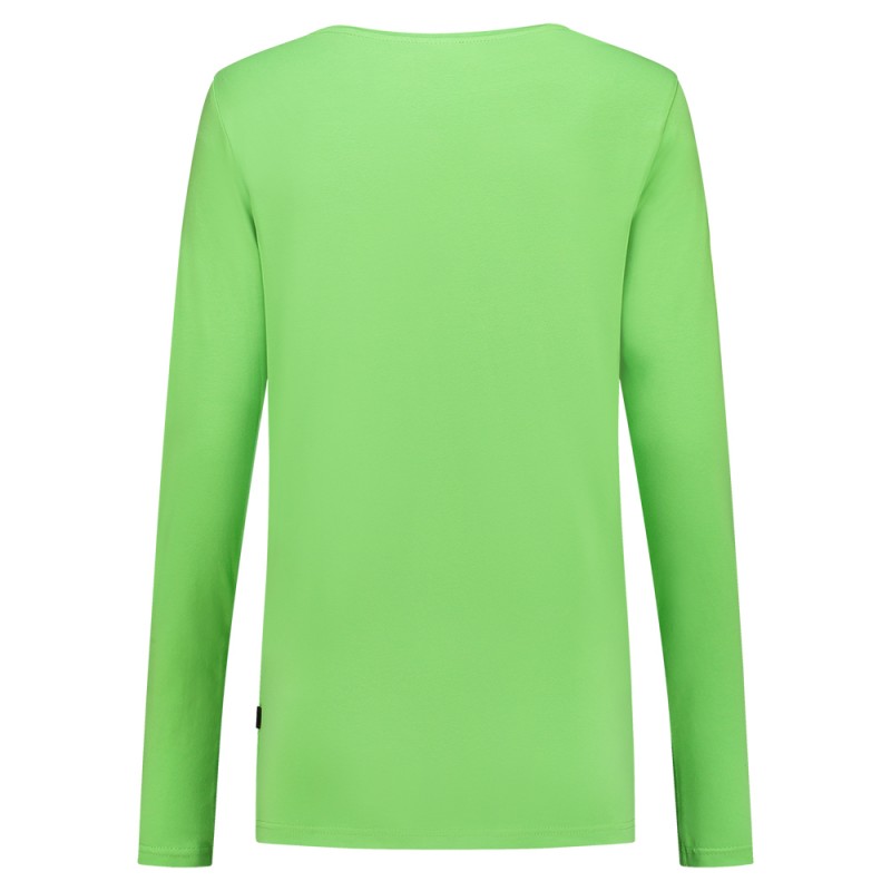 TRICORP 101010 T-Shirt Lange Mouw Dames lime