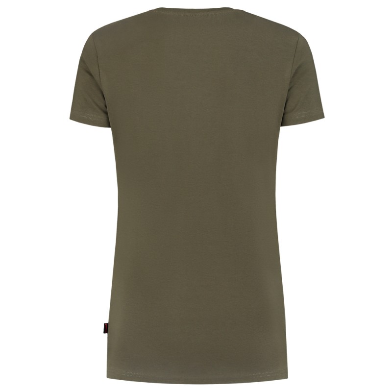 TRICORP 101008/TVT190 T-Shirt V Hals SlimFit Dames army