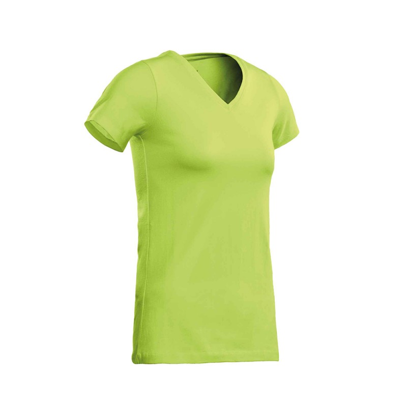 SANTINO T-shirt Jazz Ladies V-neck lime