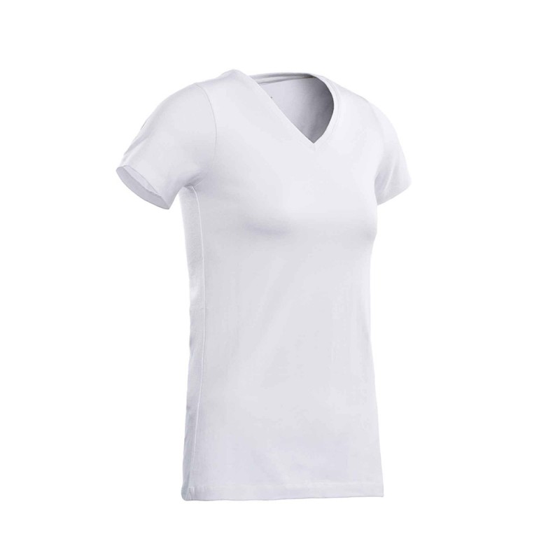 SANTINO T-shirt Jazz Ladies V-neck white