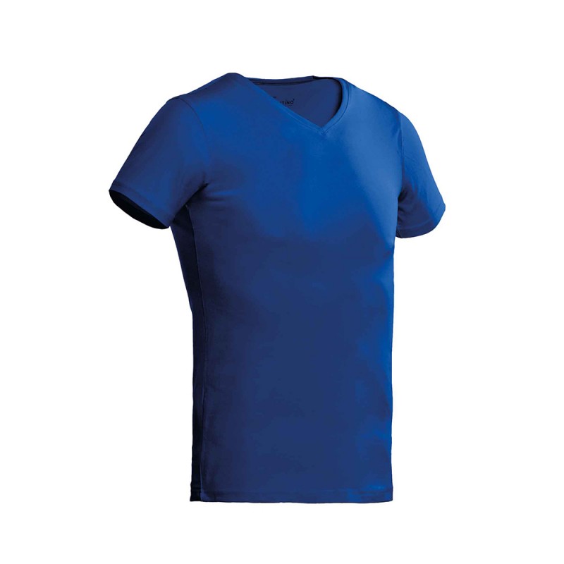 SANTINO T-shirt Jazz V-neck royal blue
