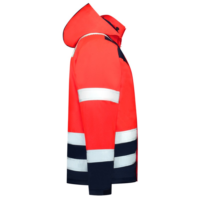TRICORP 403020 Parka High Vis Bicolor fluor rood/ink