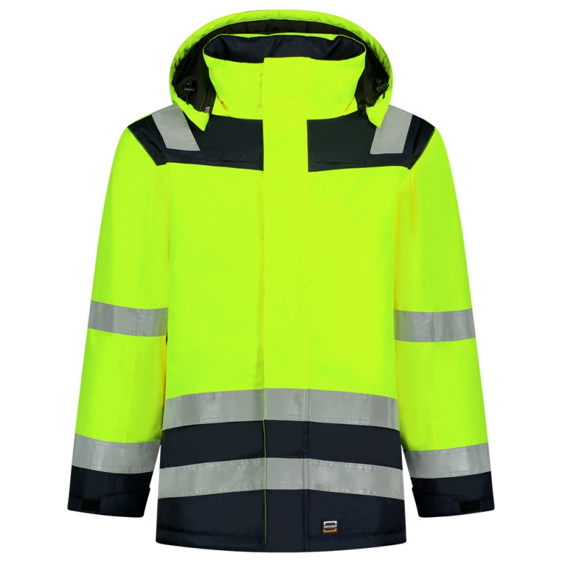 TRICORP 403020 Parka High Vis Bicolor fluor geel/ink