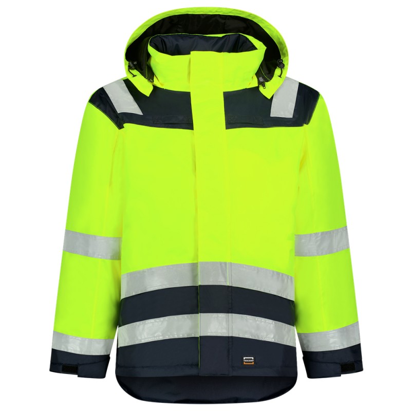 TRICORP 403023 Midi Parka High Vis Bicolor fluor geel/ink