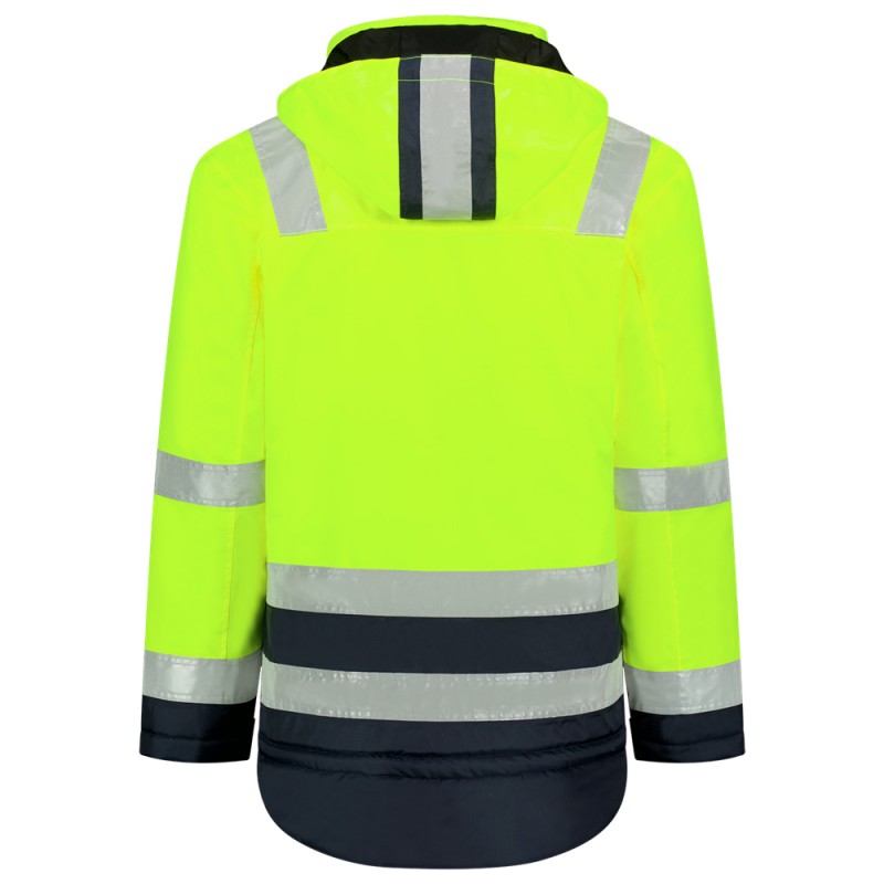 TRICORP 403023 Midi Parka High Vis Bicolor fluor geel/ink