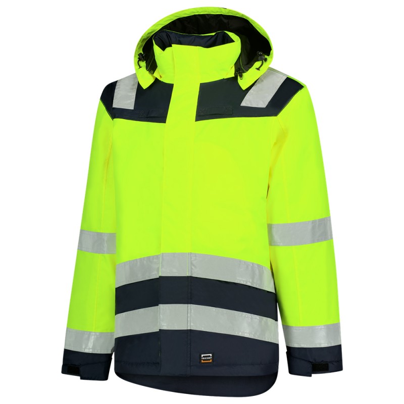 TRICORP 403023 Midi Parka High Vis Bicolor fluor geel/ink