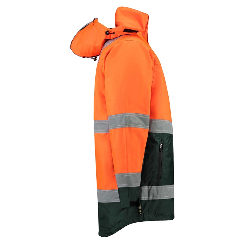 TRICORP 403004/TPE3001 Parka ISO20471 Bicolor fluor orange-green