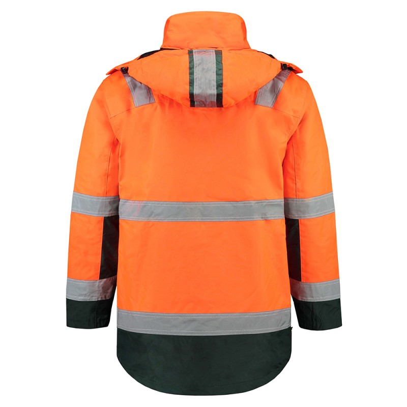 TRICORP 403004/TPE3001 Parka ISO20471 Bicolor fluor orange-green
