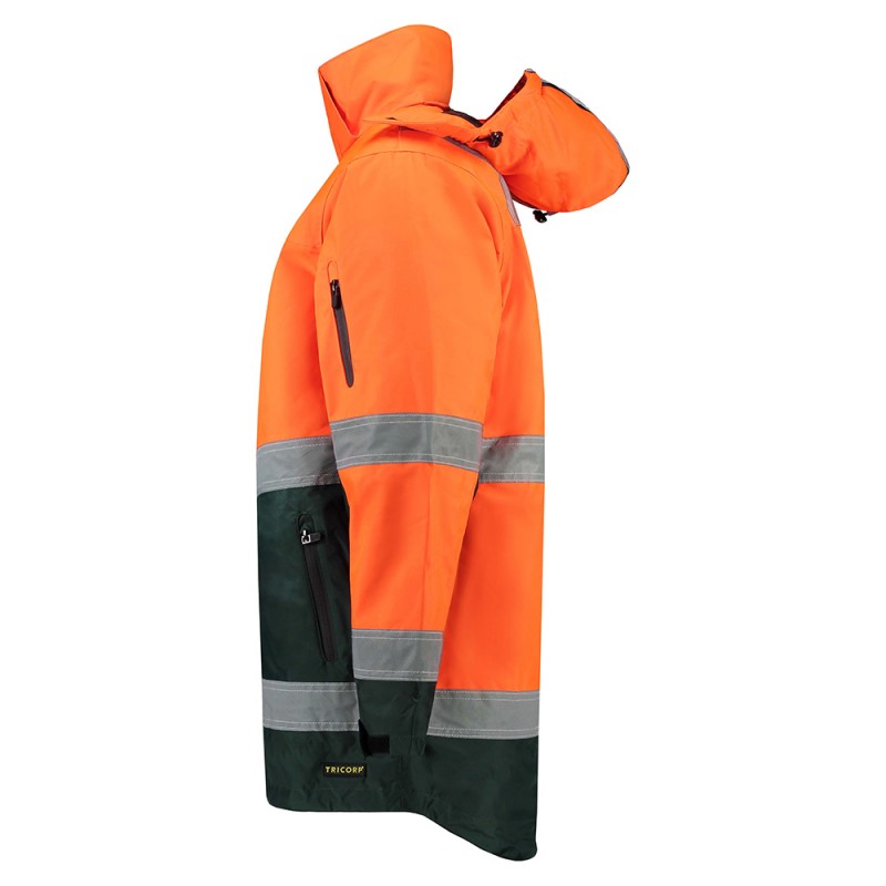 TRICORP 403004/TPE3001 Parka ISO20471 Bicolor fluor orange-green