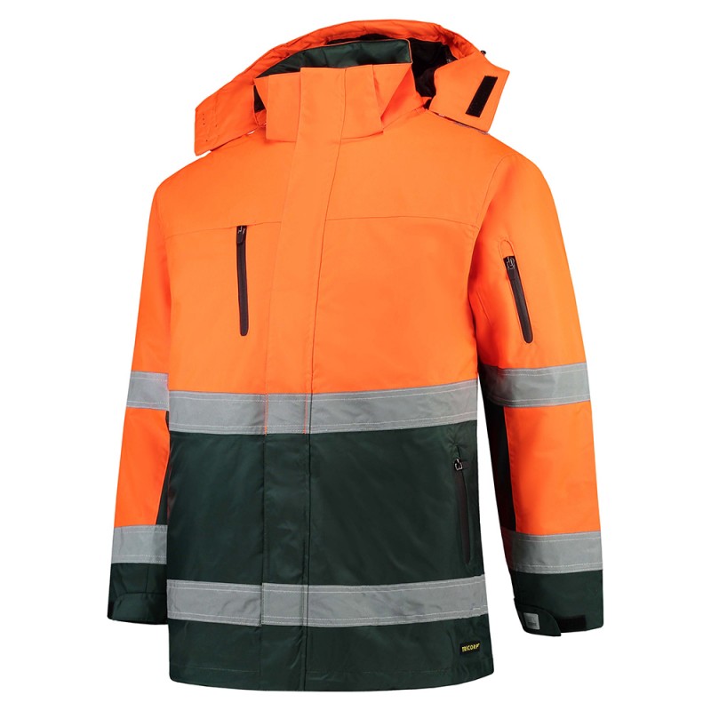 TRICORP 403004/TPE3001 Parka ISO20471 Bicolor fluor orange-green