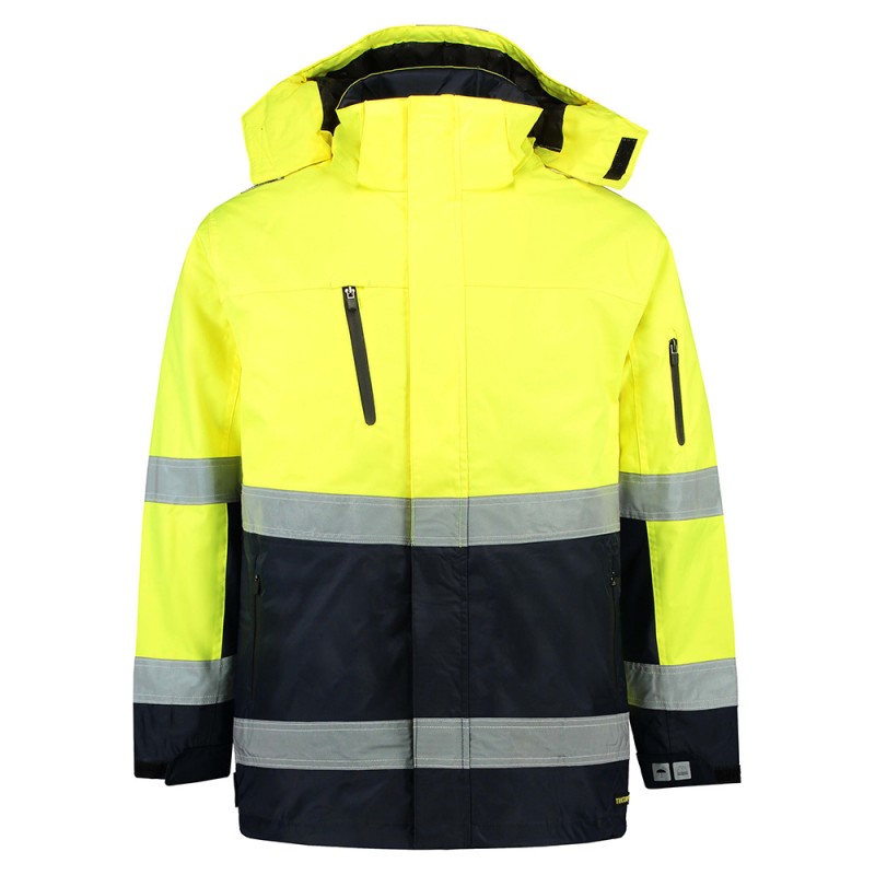 TRICORP 403004/TPE3001 Parka ISO20471 Bicolor fluor yellow-navy