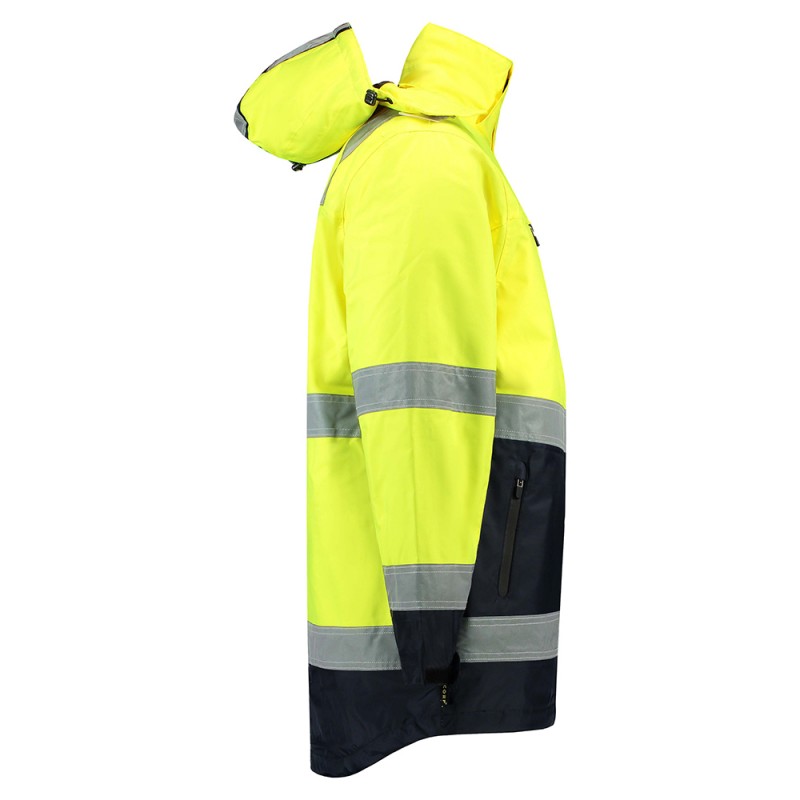 TRICORP 403004/TPE3001 Parka ISO20471 Bicolor fluor yellow-navy