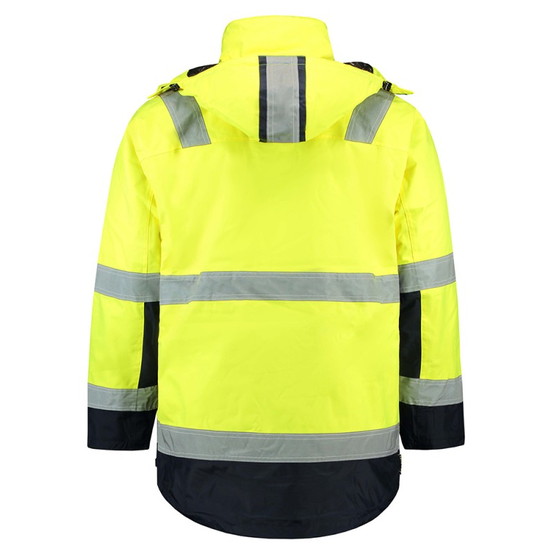 TRICORP 403004/TPE3001 Parka ISO20471 Bicolor fluor yellow-navy