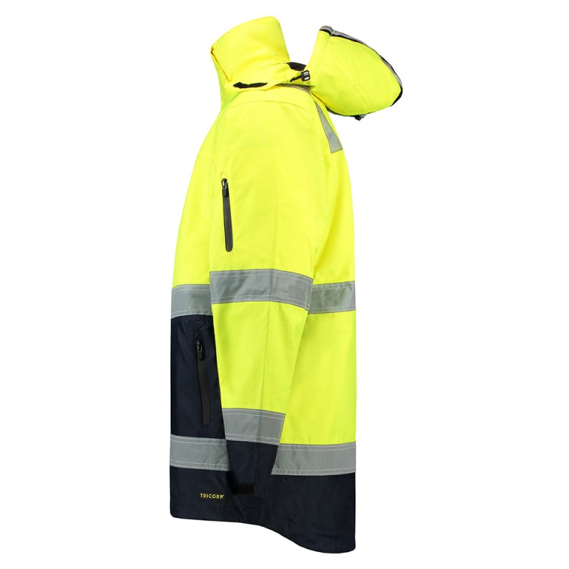TRICORP 403004/TPE3001 Parka ISO20471 Bicolor fluor yellow-navy
