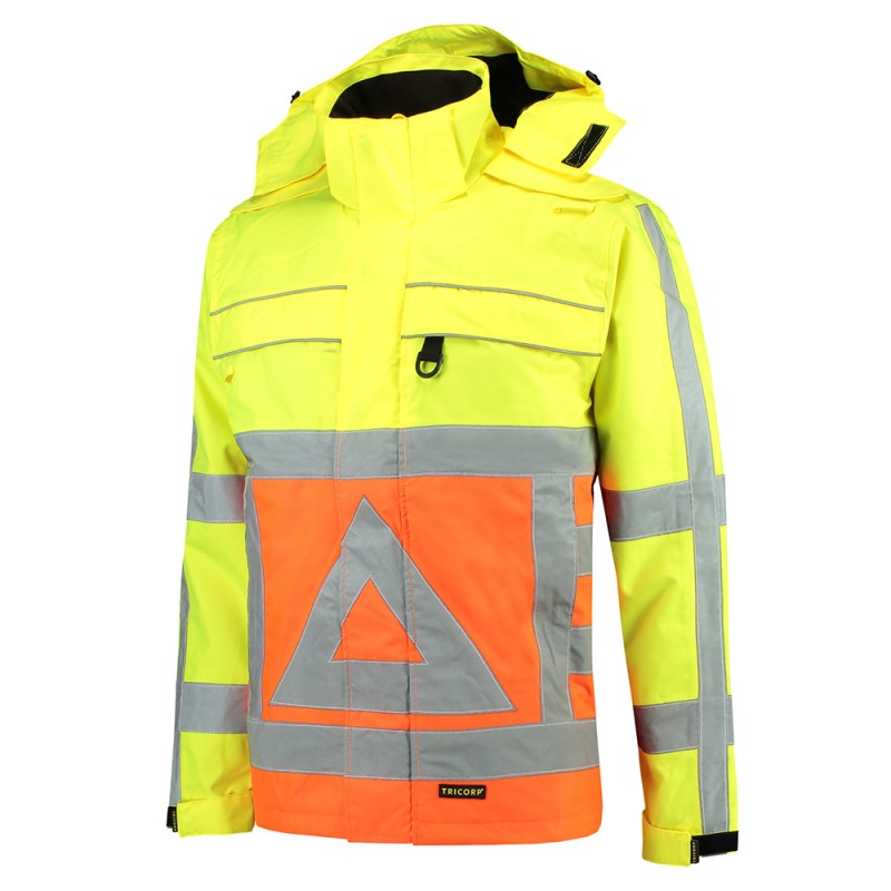 TRICORP 403001/Parka-VR Parka Verkeersregelaar fluor orange-yellow