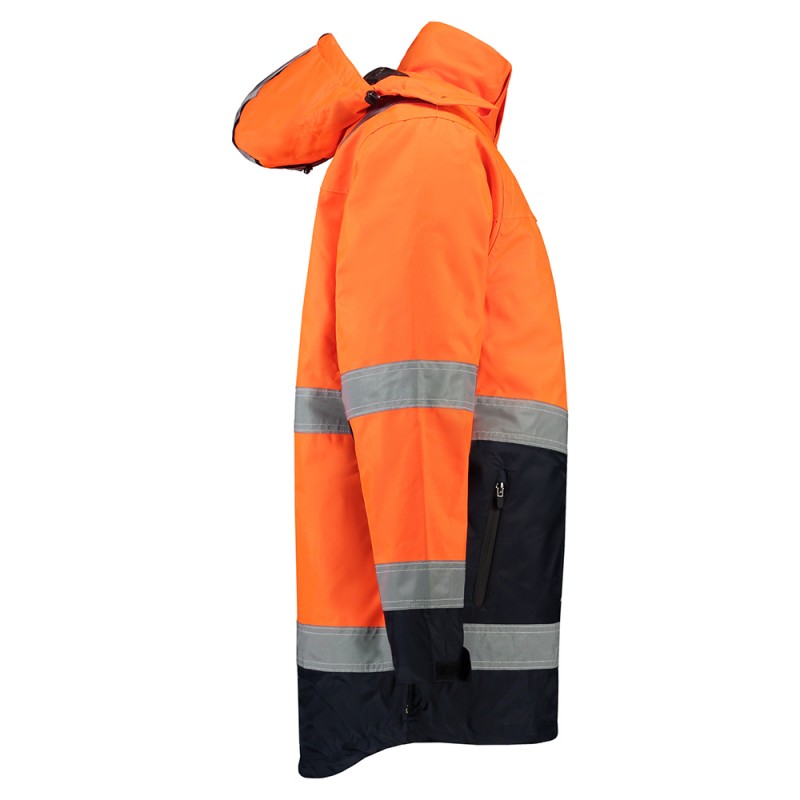 TRICORP 403004/TPE3001 Parka ISO20471 Bicolor fluor orange-navy