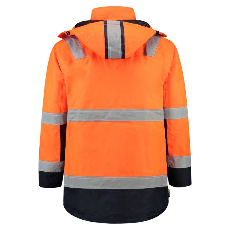 TRICORP 403004/TPE3001 Parka ISO20471 Bicolor fluor orange-navy
