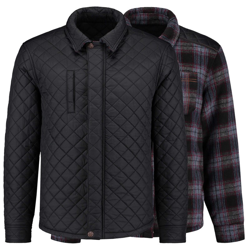 TRICORP 304003 Jas Premium Dubbelzijdig Zwartcheck