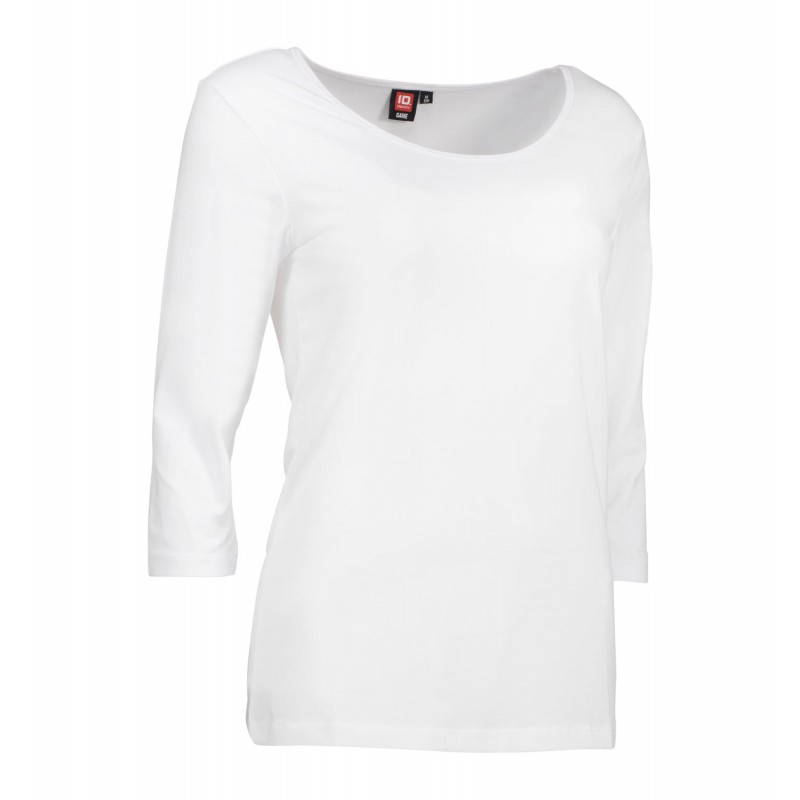 Stretch T-shirt | ¾ sleeve | women