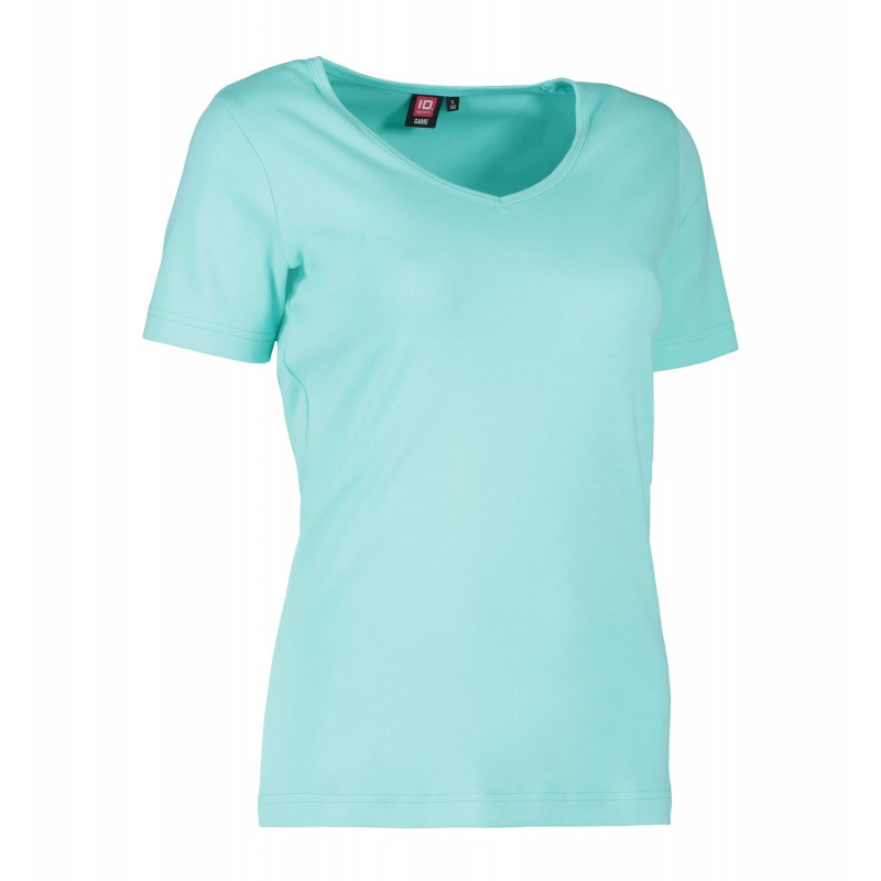 Interlock T-shirt | V-neck | women Interlock T-shirt | V-neck | women