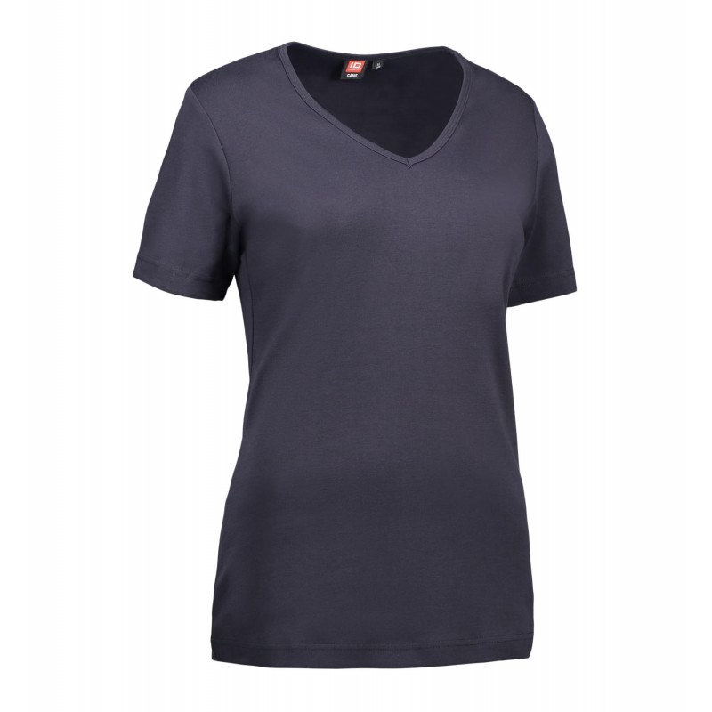 Interlock T-shirt | V-neck | women Interlock T-shirt | V-neck | women