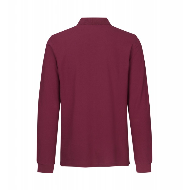 Long-sleeved polo shirt | stretch   