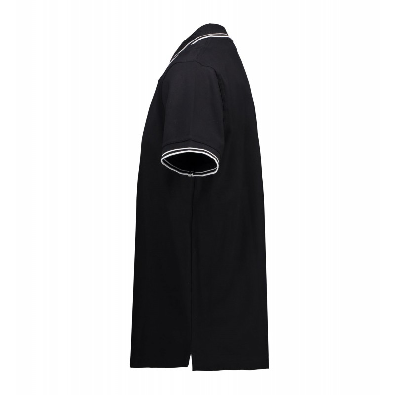 Contrast polo shirt | stretch