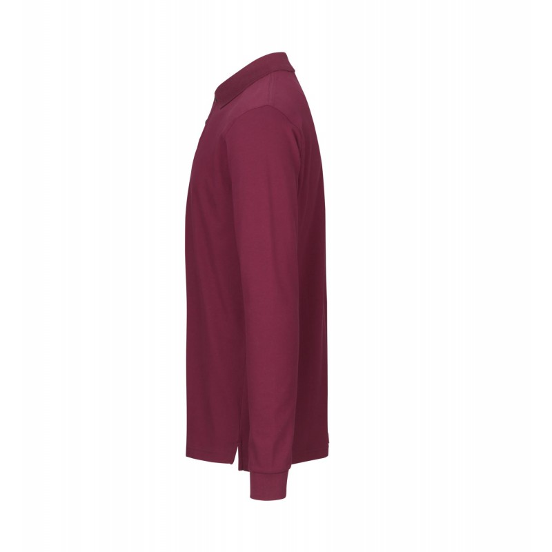 Long-sleeved polo shirt | stretch   
