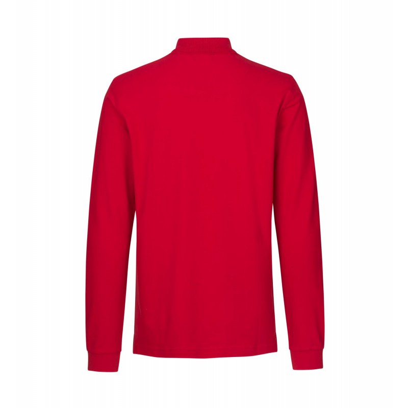 Long-sleeved polo shirt | stretch   