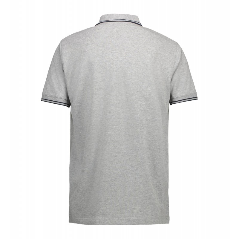 Contrast polo shirt | stretch