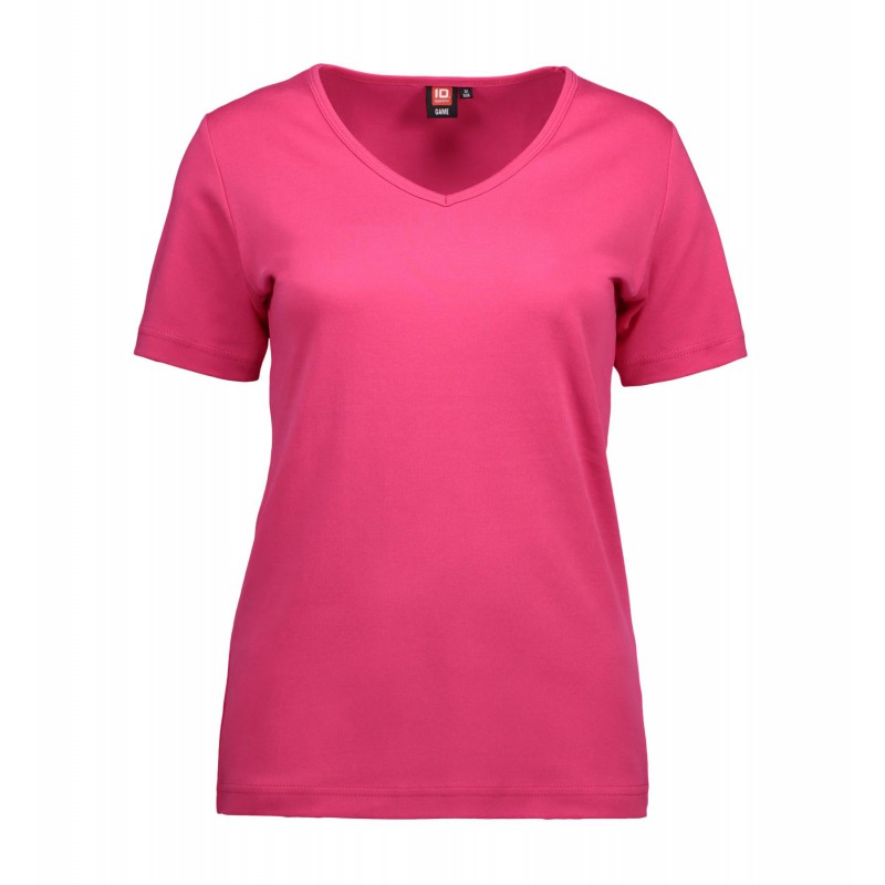 Interlock T-shirt | V-neck | women Interlock T-shirt | V-neck | women