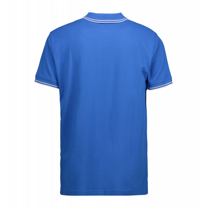 Contrast polo shirt | stretch