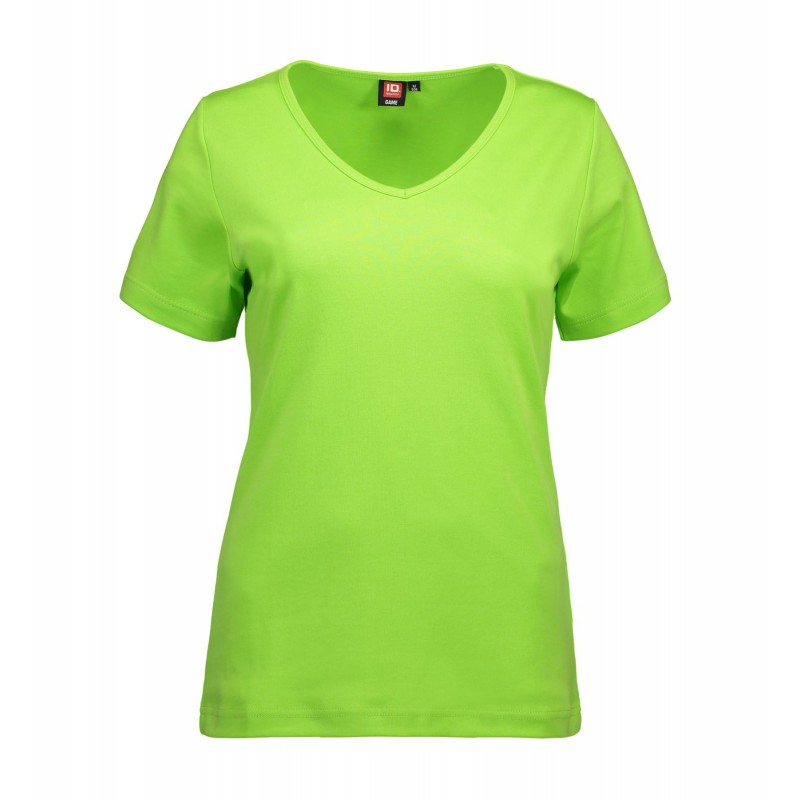 Interlock T-shirt | V-neck | women Interlock T-shirt | V-neck | women