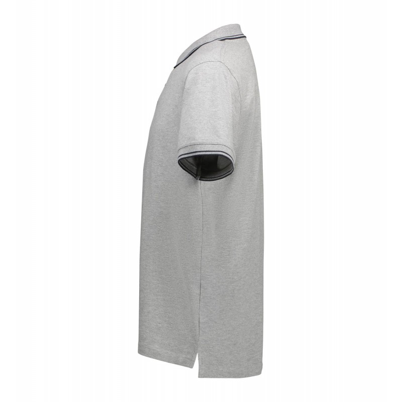 Contrast polo shirt | stretch