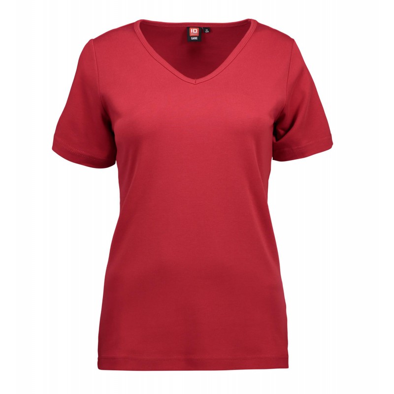Interlock T-shirt | V-neck | women Interlock T-shirt | V-neck | women