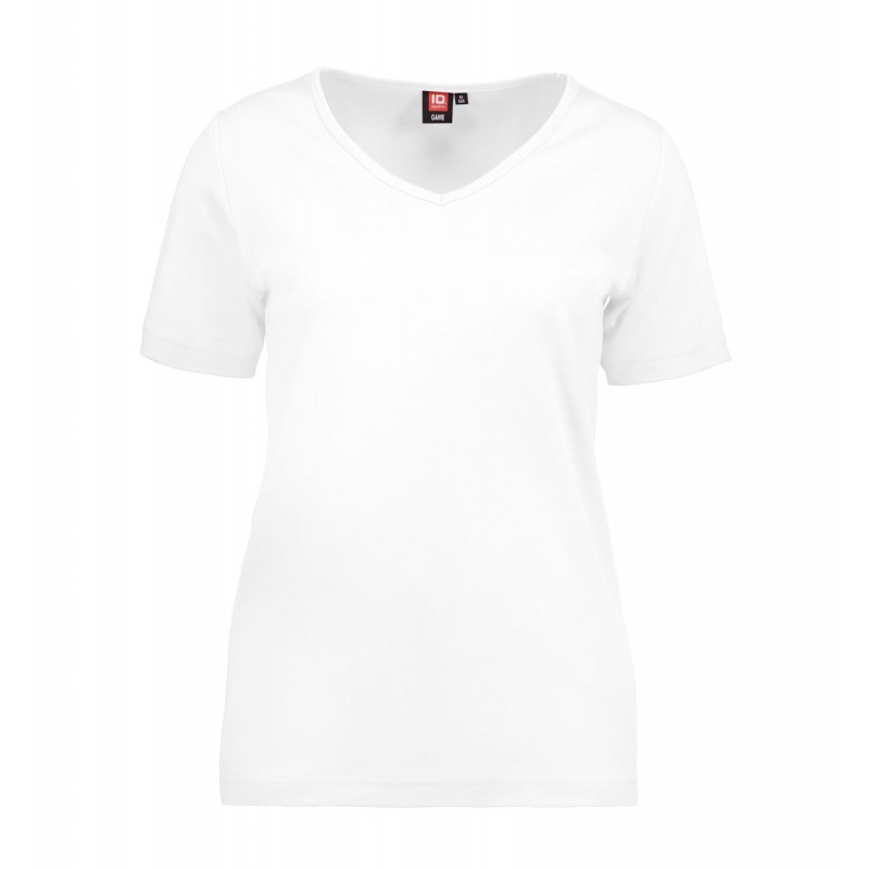 Interlock T-shirt | V-neck | women