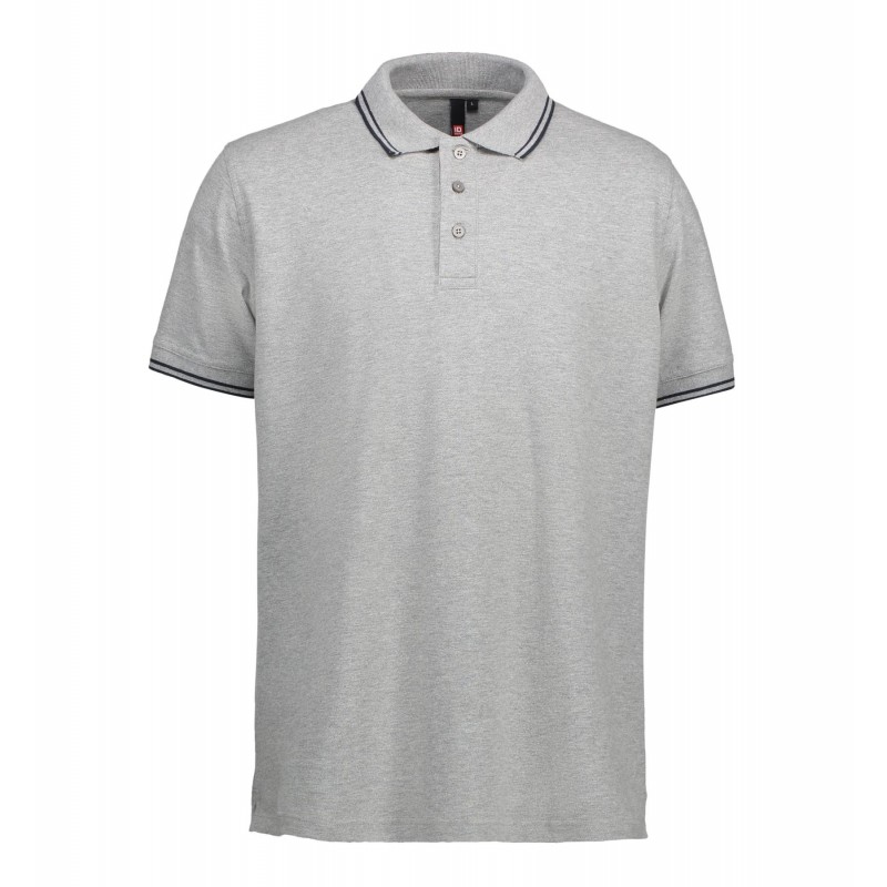 Contrast polo shirt | stretch