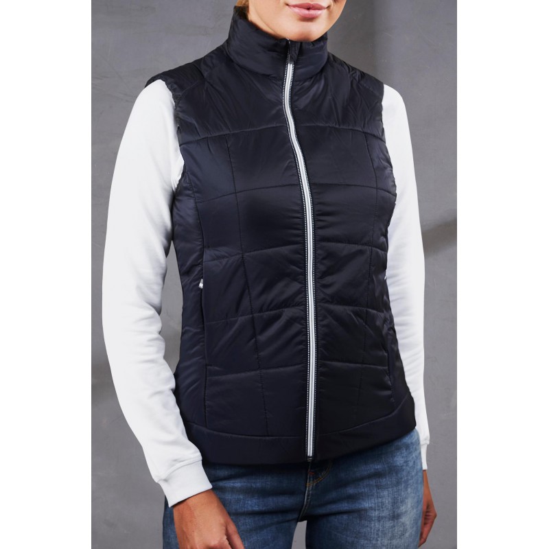 Quilted vest | light | women