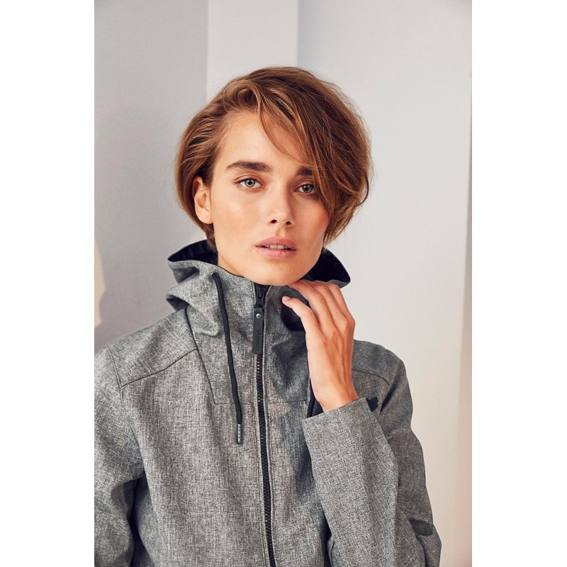 Soft shell hoodie | zip | women