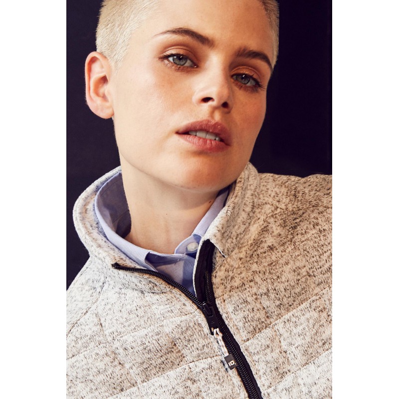 Fleece jacket | quilted | women
